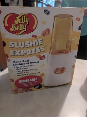 Jelly Belly Slushie Express - White with Yellow Top